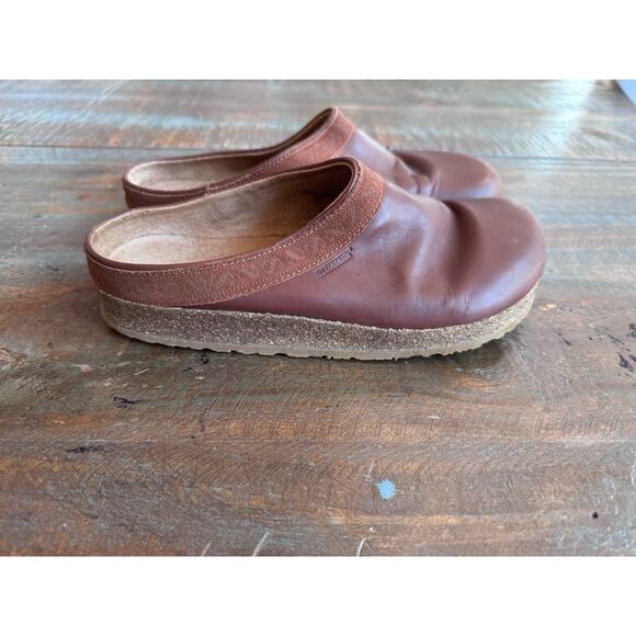 Stegmann Graz leather clogs women’s sz 8 brown - Picture 1 of 7